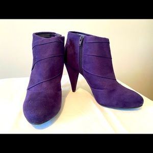 Fioni Sasha Booties, Purple, 10